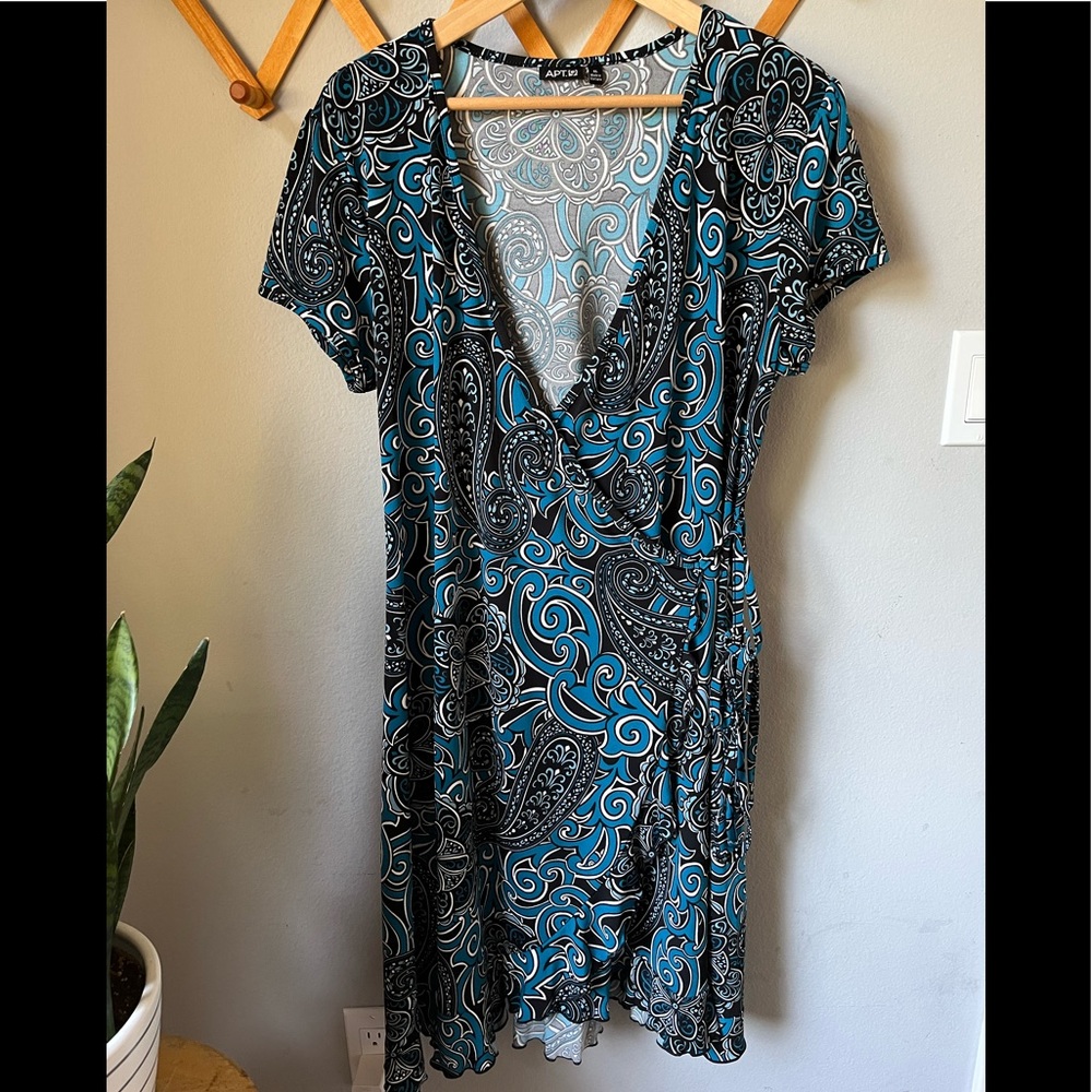 Woman Wrap tie Dress